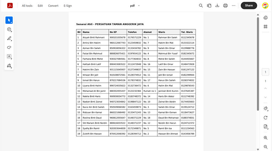 Eksport PDF